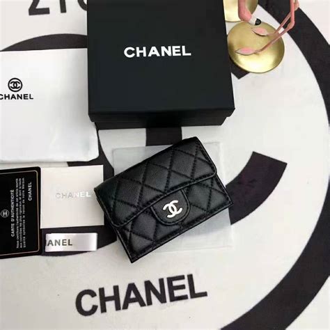 chanel card holder 2018 price|Chanel card holder hk price.